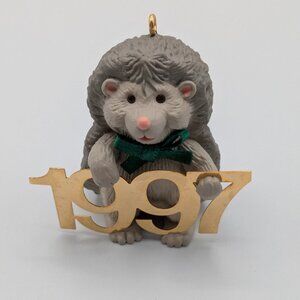 Hallmark Keepsake Fabulous Decade 1997, Hedgehog Vintage Christmas Ornament